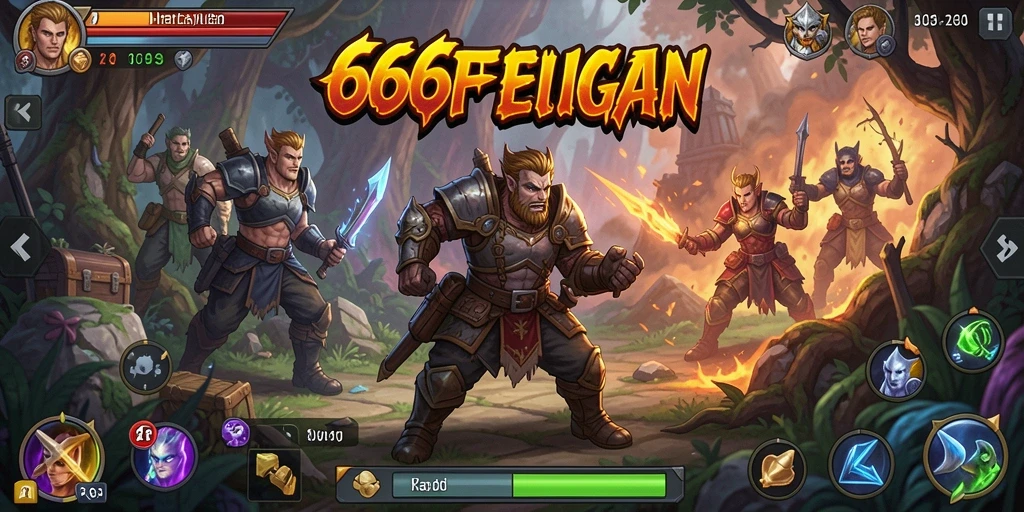 Tangkapan layar utama dari gameplay RPG yang mendebarkan.