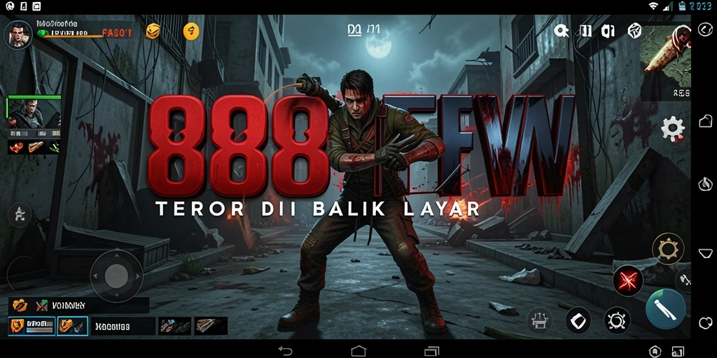 Tampilan menakutkan dari gameplay 888FW yang mendebarkan.