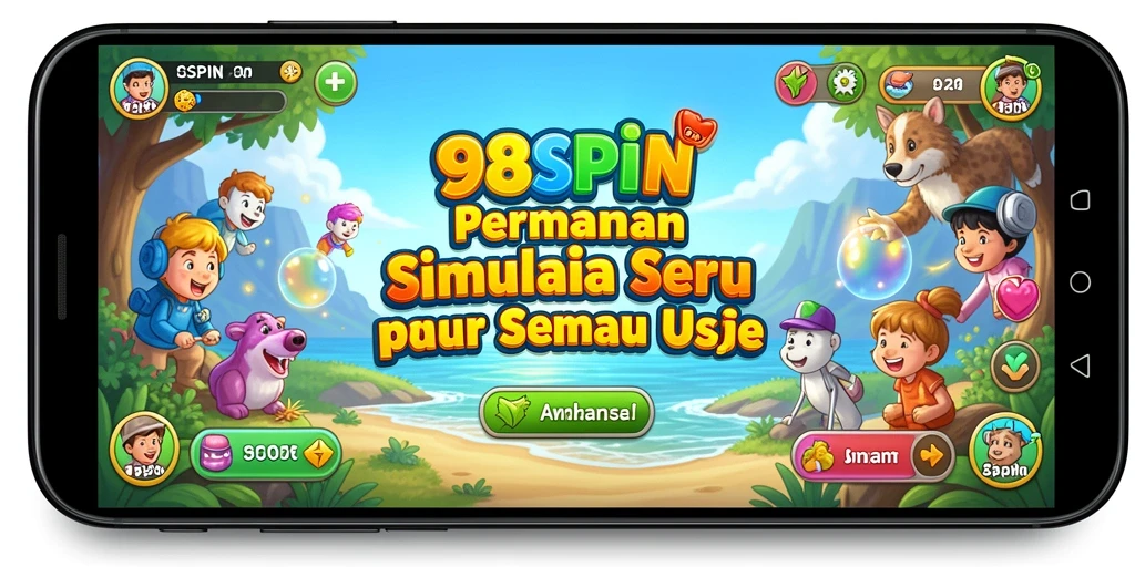 Tampilan gameplay menakjubkan di 98SPIN dengan grafis yang memukau.