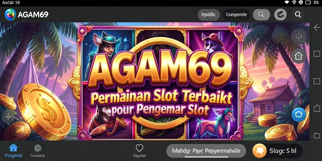 Tampilan gameplay menarik dari aplikasi Slot AGAM69.