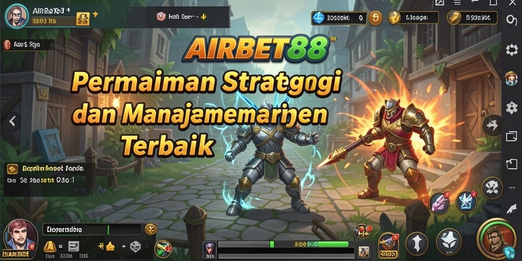 Tampilan gameplay menarik dan penuh aksi dalam AIRBET88.