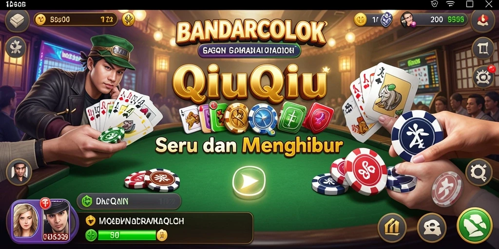 Screenshot utama BANDARCOLOK menampilkan gameplay QiuQiu yang mengasyikkan.