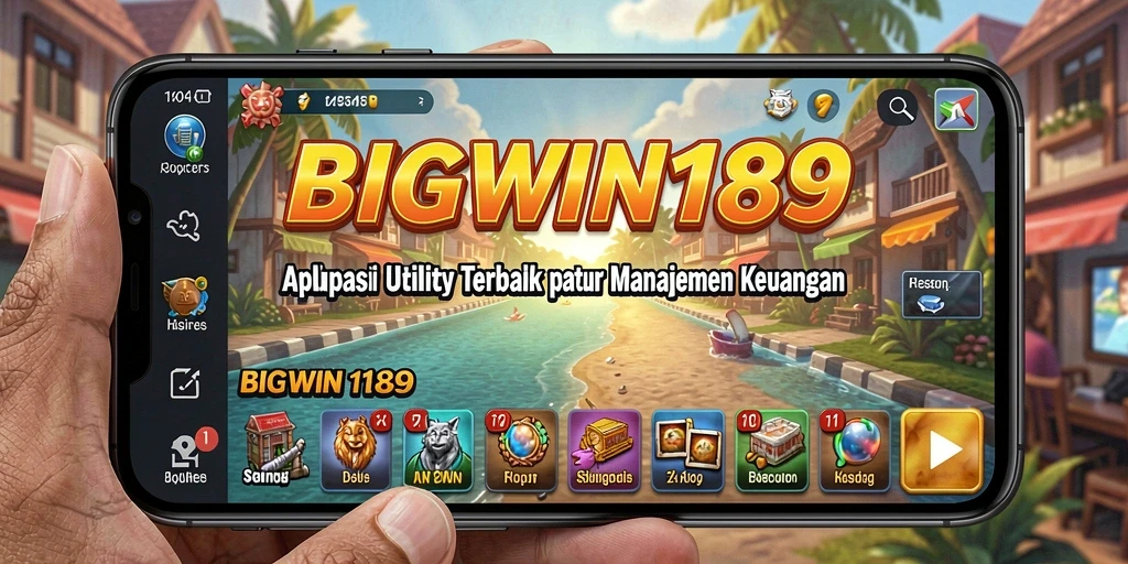 Tampilan antarmuka aplikasi BIGWIN189 untuk manajemen keuangan.