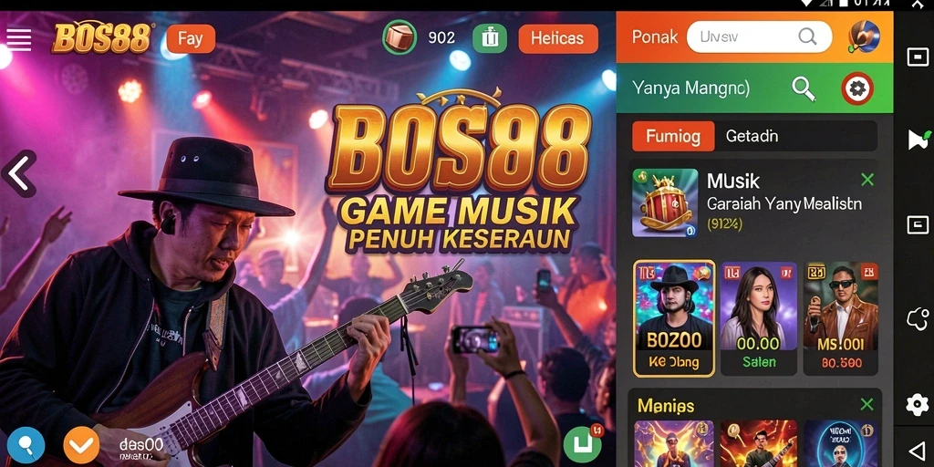 Tampilan gameplay yang seru dan interaktif dari BOS88.