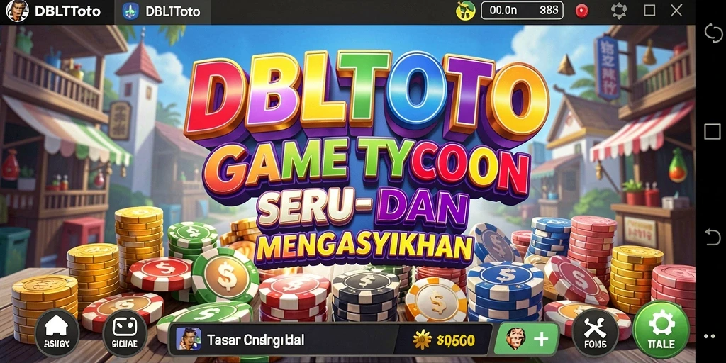 Screenshot gameplay DBLTOTO yang menunjukkan keseruan dalam mengelola bisnis Tycoon.