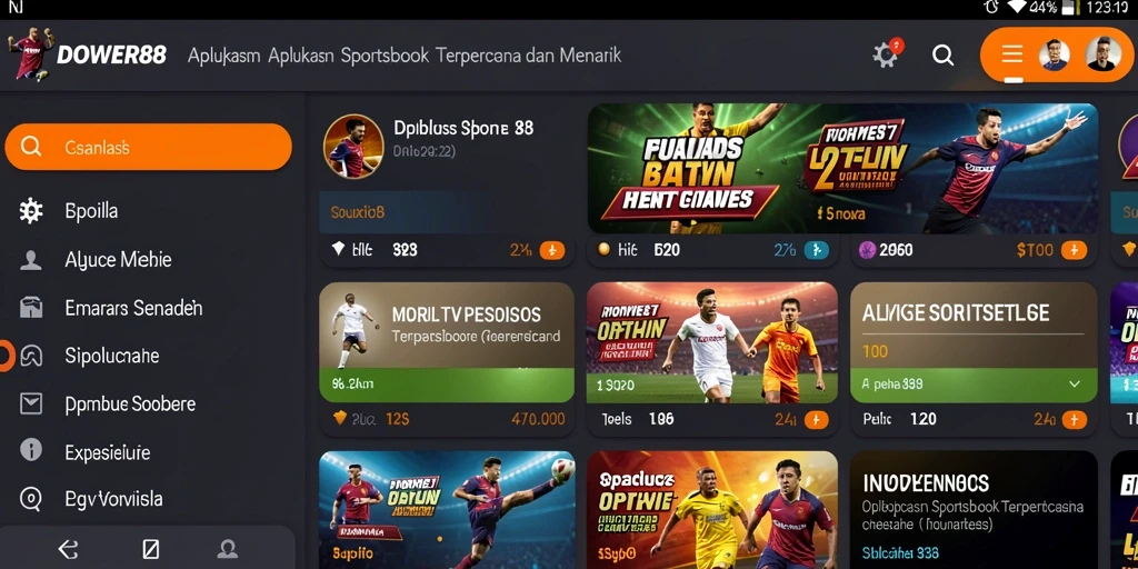 Screenshot DOWER88 menampilkan pengalaman taruhan olahraga yang mengasyikkan.