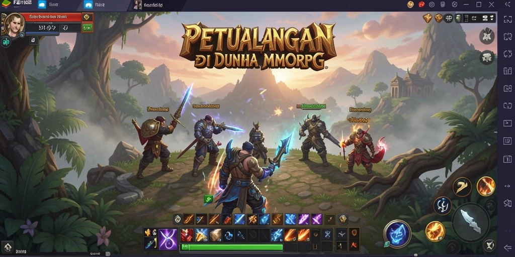 Gameplay epik FB168 dengan petualangan menantang di dunia MMORPG.