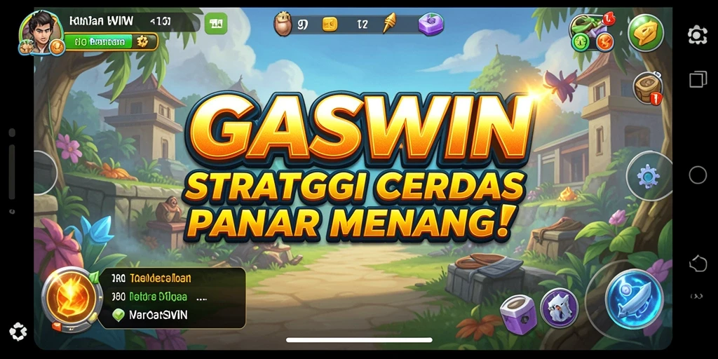 Tampilan seru gameplay GASWIN yang mendebarkan.