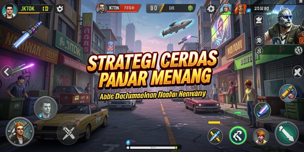 Tampilan gameplay JKTOK yang menarik dan penuh aksi strategi.