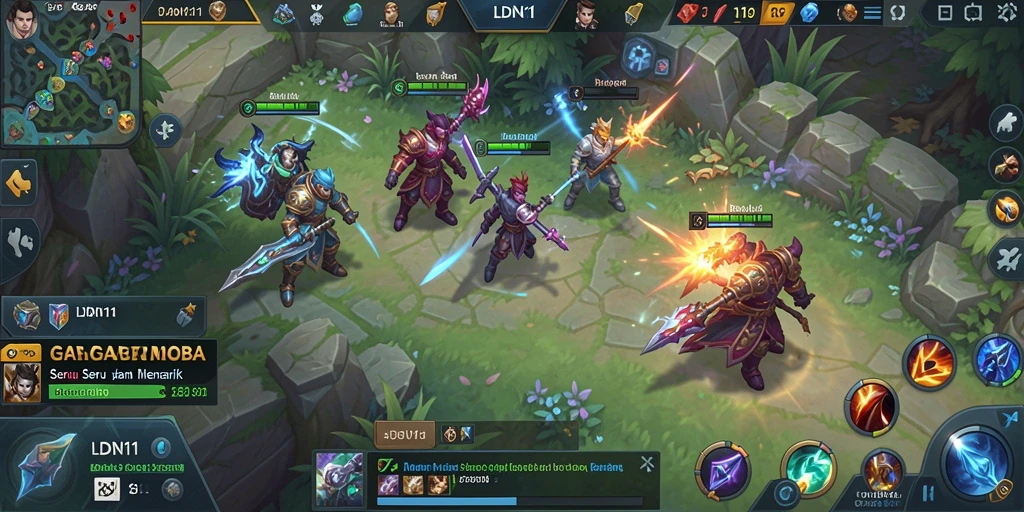 Gameplay seru LDN11 dengan pertarungan karakter.