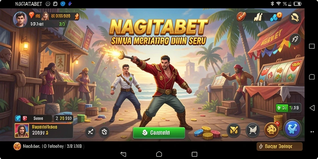 Tampilan screenshot NAGITABET menampilkan gameplay simulation yang seru.