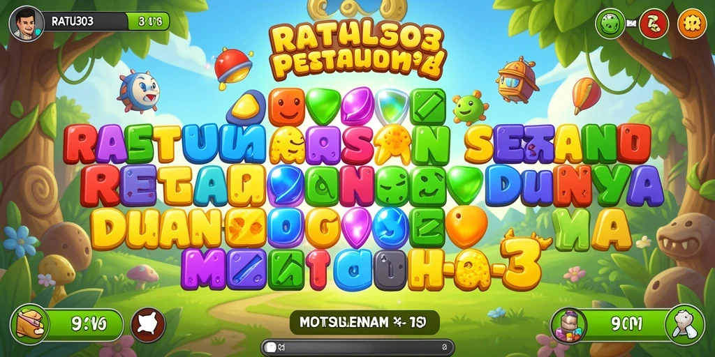 Tampilan gameplay seru dalam RATU303 yang penuh warna.