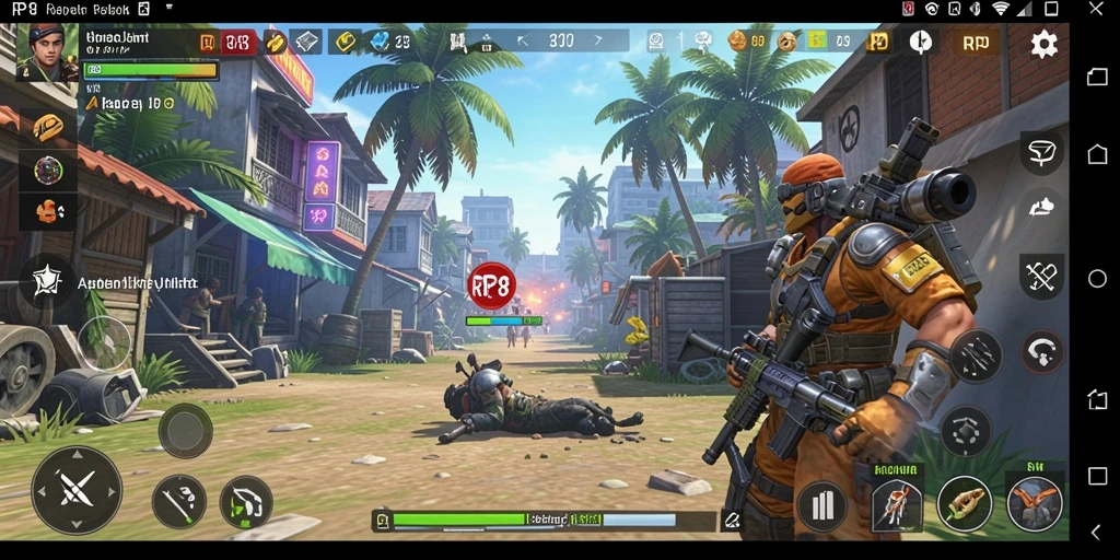 Screenshot RP8 menampilkan antarmuka sederhana dan fitur-fitur canggih.