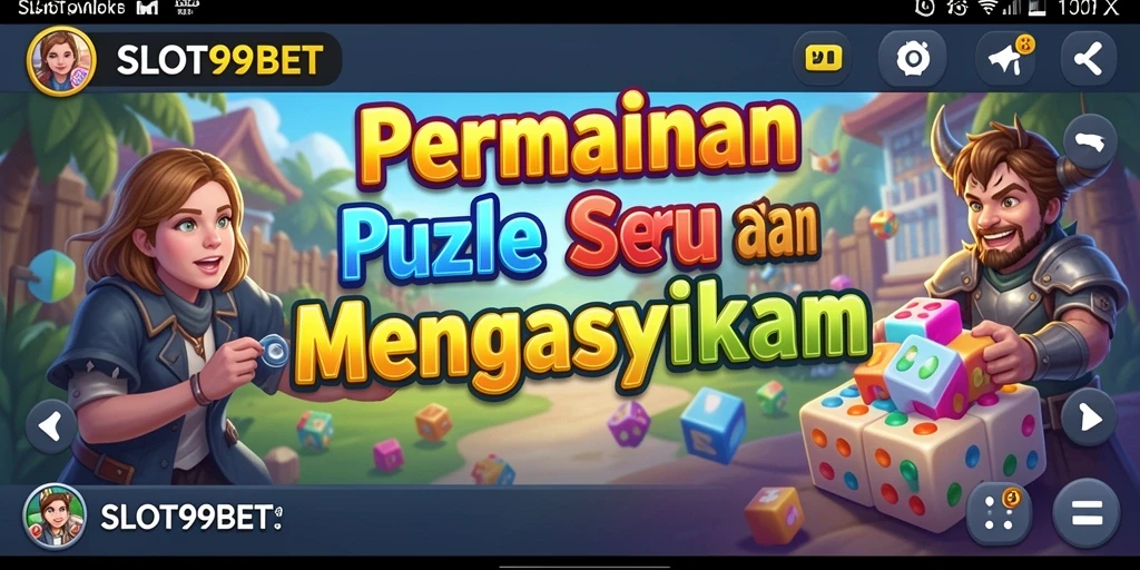 Tampilan gameplay seru dalam SLOT99BET dengan puzzle yang menarik.