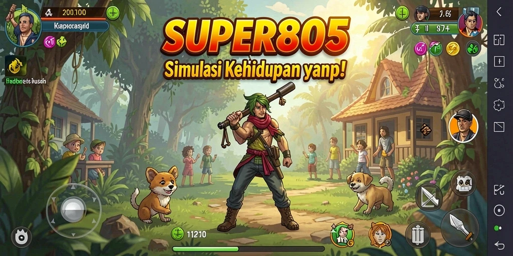 Tampilan game SUPER805 dengan gameplay Simulation yang memukau.