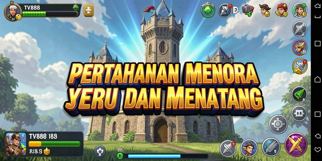 Gameplay seru Tower Defense dengan berbagai menara dan musuh.