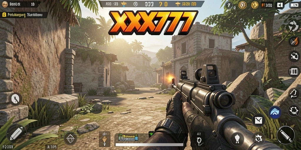 Screenshot gameplay XXX777 yang menegangkan dan seru.